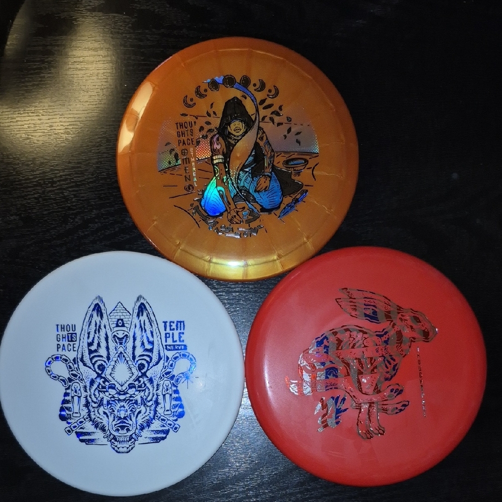 Disc Golf Starter Set - Orange, White, Red